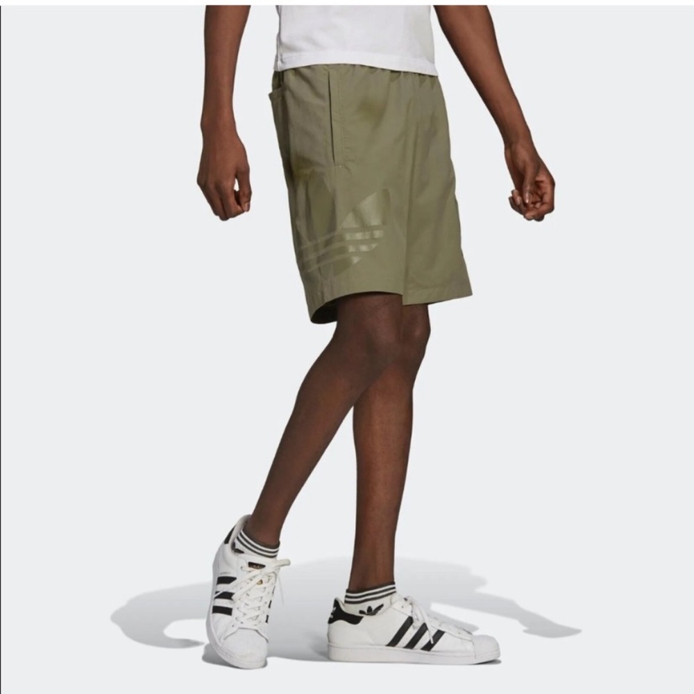 Sage/ dark olive ADIDAS shorts